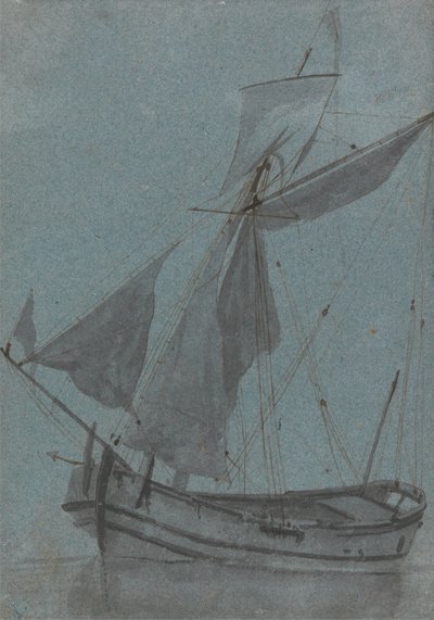 Een Kustschuit door Samuel Scott