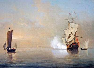 Het Ochtendkanon door Samuel Scott