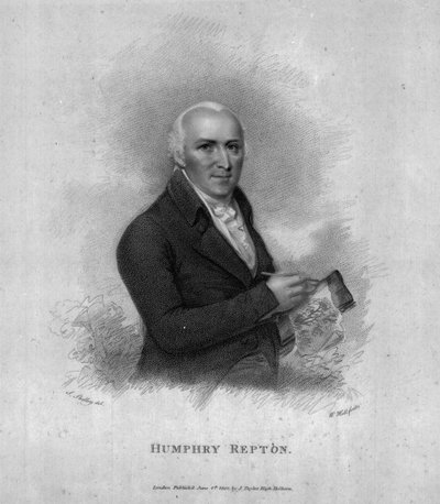 Humphry Repton, gegraveerd door William Holl Sr, 1802 door Samuel Shelley