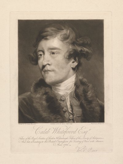 Caleb Whitefoord Esq. door Samuel William Reynolds