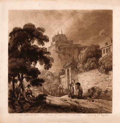 Kasteel van Choquer door Samuel William Reynolds