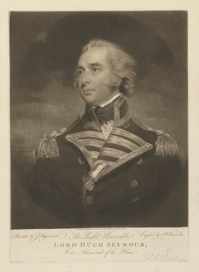 Vice-admiraal Lord Hugh Seymour door Samuel William Reynolds