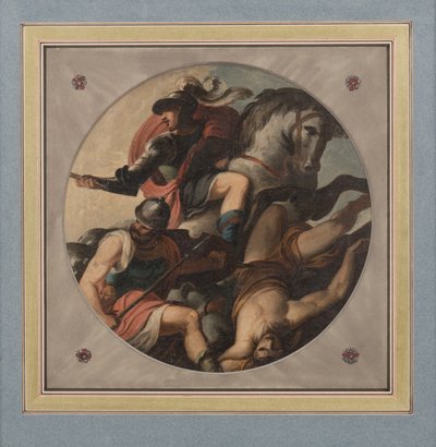 Plafondrondel door Samuel Woodforde