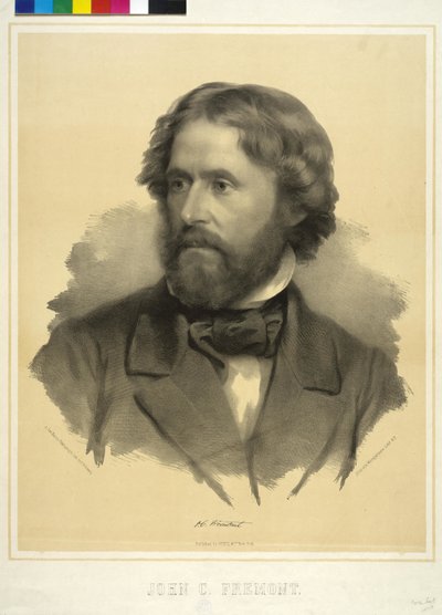 John C. Fremont door Samuel Worcester Rowse