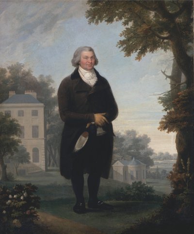 Heer in de Tuinen van zijn Huis door Samuel de Wilde