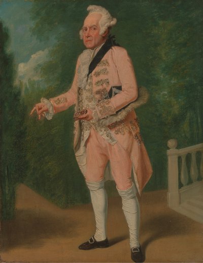 Thomas King in "The Clandestine Marriage" door George Colman en David Garrick door Samuel de Wilde