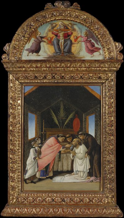 De laatste communie van Sint Hiëronymus, c.1490 door Sandro Botticelli