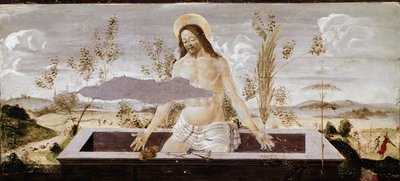 Pieta (detail) door Sandro Botticelli
