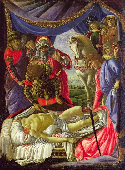 De ontdekking van het lichaam van Holofernes door Sandro Botticelli