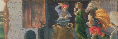 Het wonder van St. Eligius, predellapaneel van het altaarstuk van St. Mark, ca. 1488-90 door Sandro Botticelli