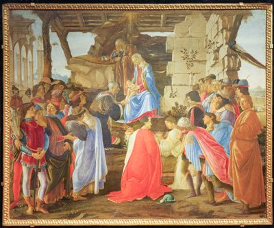 Aanbidding van de Wijzen door Sandro Botticelli