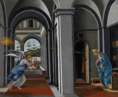 Annunciatie door Sandro Botticelli