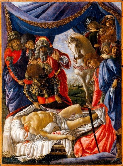 De vondst van de dode Holofernes door Sandro Botticelli