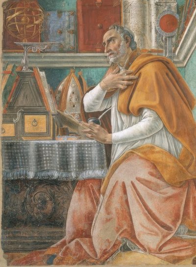 De Heilige Augustinus door Sandro Botticelli