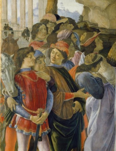 De aanbidding der koningen door Sandro Botticelli