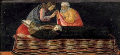 Het Uithalen van het Hart uit het Lichaam van de Heilige Bisc door Sandro Botticelli