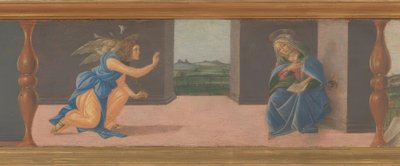 De annunciatie aan Maria door Sandro Botticelli