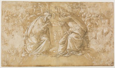 De doop van de eunuch door Sandro Botticelli