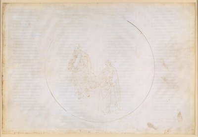 La Divina Commedia, Paradiso XVI. Vijfde planeetsfeer (hemel van Mars): Cacciaguida betreurt het morele verval in Florence door Sandro Botticelli