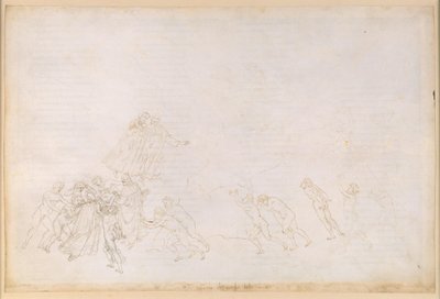 La Divina Commedia, Purgatorio VI. Voorpurgatorium, Middenzone: degenen die door een daad van geweld om het leven zijn gekomen; gesprek met Sordello door Sandro Botticelli