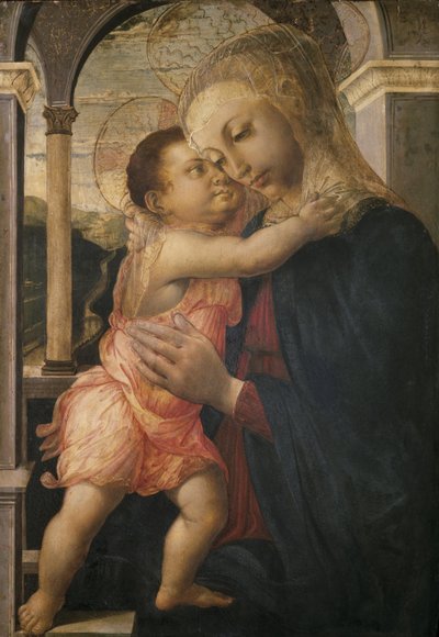 Madonna en kind, ca. 1466-1467 door Sandro Botticelli