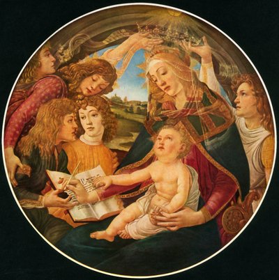 Madonna van de Magnificat, 1481, 1937 door Sandro Botticelli