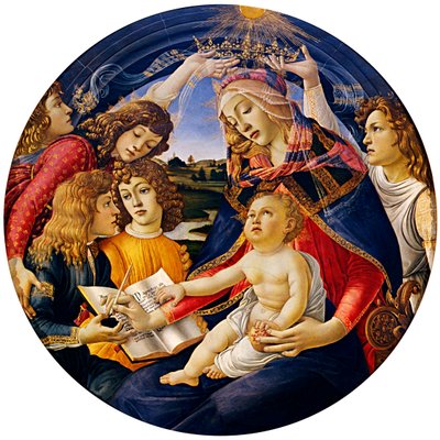Madonna van de Magnificat, 1483 door Sandro Botticelli