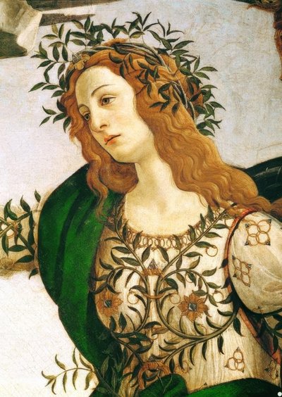 Minerva temt de centaur door Sandro Botticelli