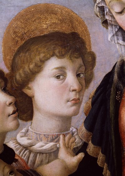St. Johannes van de Maagd en Kind door Sandro Botticelli