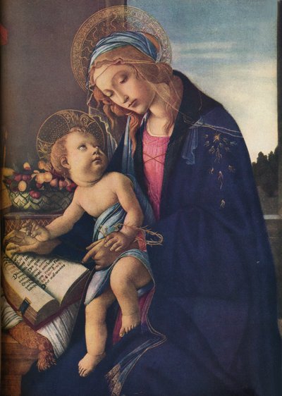 De Maagd en het Kind, ca. 1480, 1936 door Sandro Botticelli