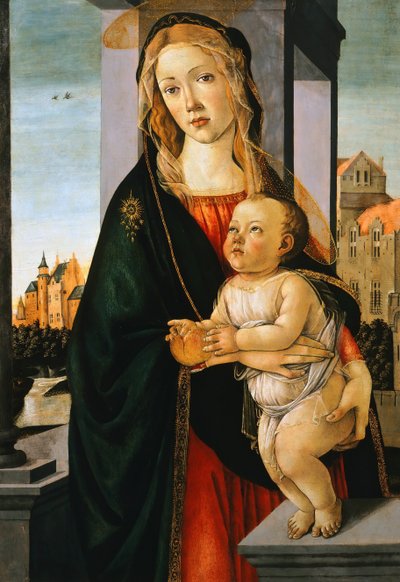 De Maagd en Kind door Sandro Botticelli