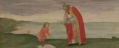 De Visie van Sint-Augustinus van het Altaarstuk van Sint-Barnabas, c.1488 door Sandro Botticelli