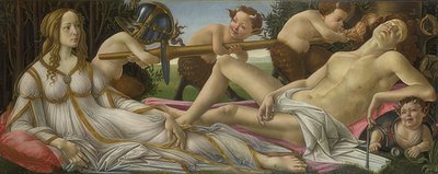 Venus en Mars door Sandro Botticelli
