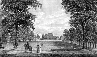 Ember Court, nabij Thames Ditton, Surrey, Engeland, 1808 door Sands