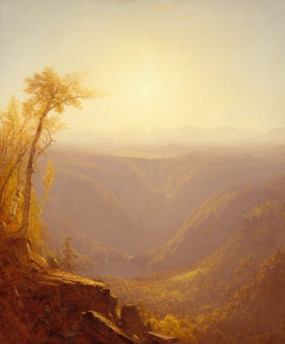 Een kloof in de bergen Kauterskill Clove, 1862 door Sanford Robinson Gifford