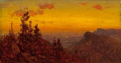 Van de Shawangunk Mountains door Sanford Robinson Gifford
