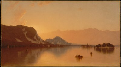 Isola Bella in het Lago Maggiore door Sanford Robinson Gifford