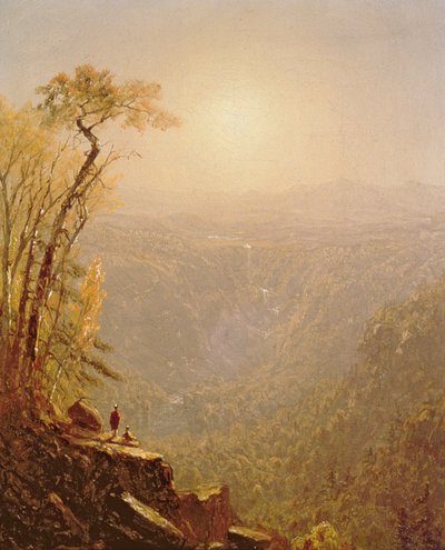 Kauterskill Clove, in de Catskills door Sanford Robinson Gifford