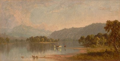 Mount Washington vanaf de Saco-rivier 1858 door Sanford Robinson Gifford