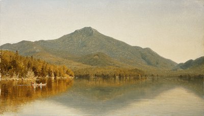 Mount Whiteface vanaf Lake Placid, in de Adirondacks, 1863 door Sanford Robinson Gifford