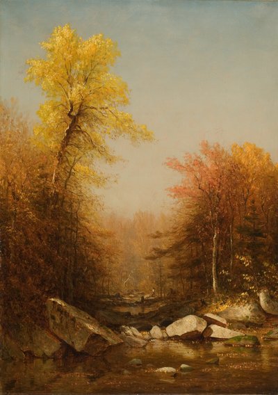 Oktober in de Catskills door Sanford Robinson Gifford