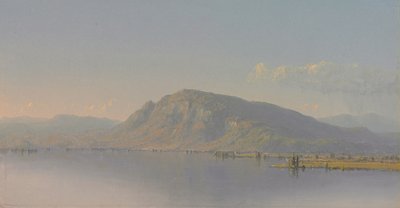 Op de Hudson-rivier door Sanford Robinson Gifford