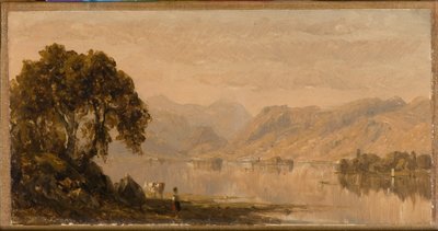 Rydalwater, een schets 1855 door Sanford Robinson Gifford