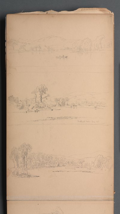 Schetsboek, pagina 05: "Bethel ME 19 aug" door Sanford Robinson Gifford