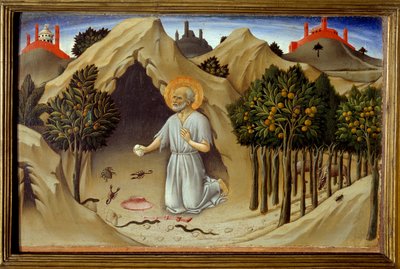 Scène uit het leven van Sint Hiëronymus: 