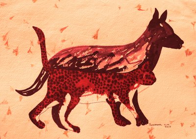Oerrode dieren door Santhosh ch