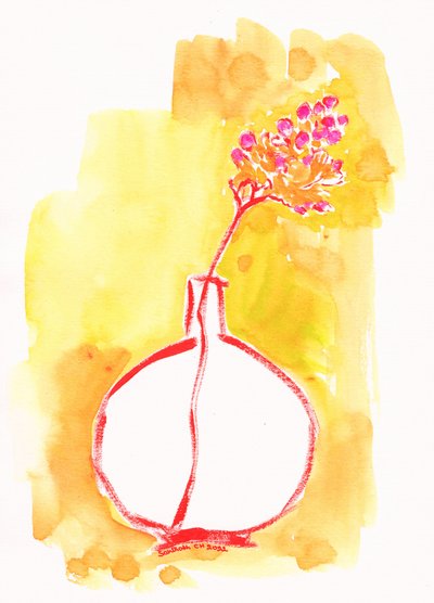 Zonnig botanisch stilleven door Santhosh ch
