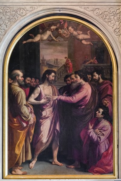 Ongeloof van St. Thomas door Santi di Tito