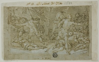 Studie voor de opstanding door Santi di Tito