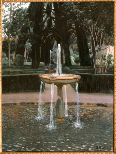 Brolladors del Generalife door Santiago Rusiñol